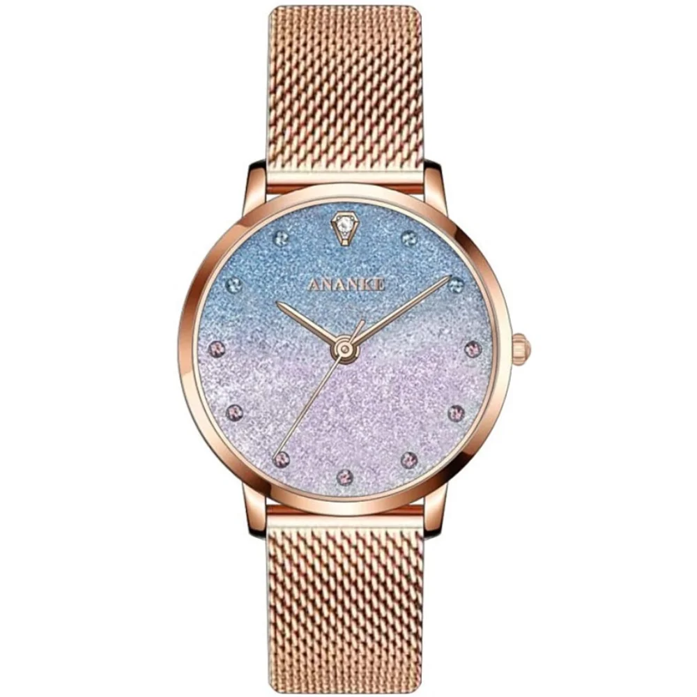 Rose Gold Women Watch 2023 Top Brand Luxury Magnetic Starry Sky Lady Wristwatch Mesh Female Clock For  Relogio Feminino enlarge
