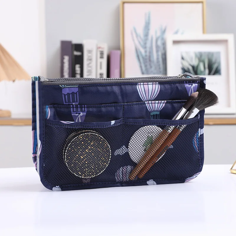 2022 New Large Capacity Cosmetic Bag Thicken Travel Accessories Nylon Travel Insert Organizer Handbag Purse Makeup Bag For Women