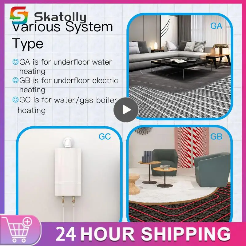 

Warm Floor Heating Touch Screen Tuya Wifi Gas Boiler Lcd Display For Electric Floor Heating Water Smart Thermostat Smart Home