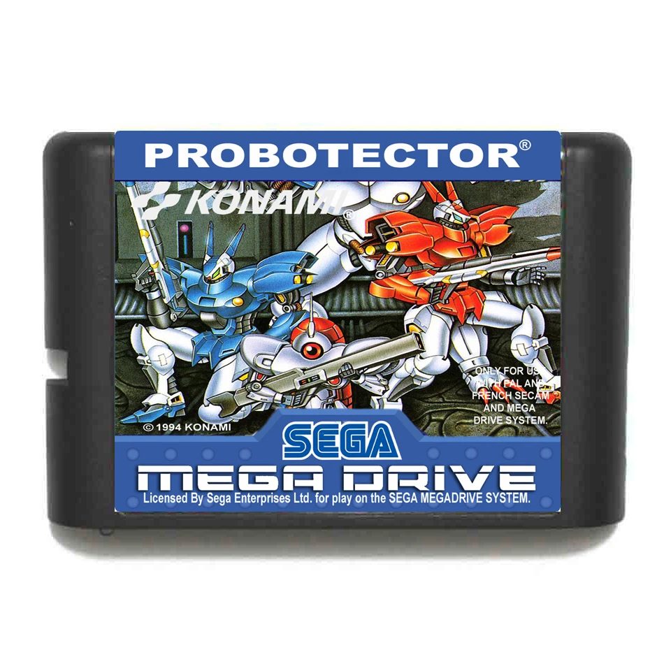 

Probotector 16 bit MD Game Card For Sega Mega Drive For Genesis