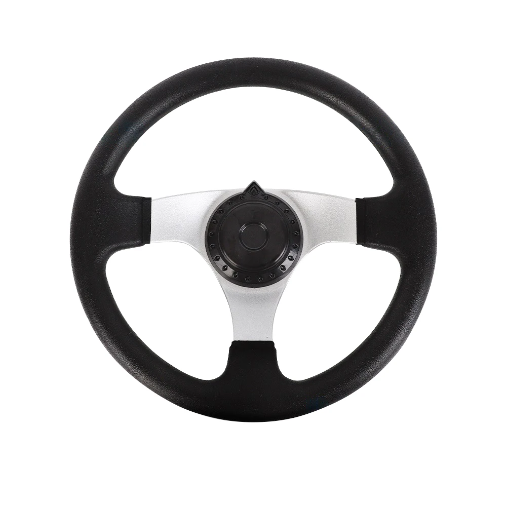 

300mm ATV Replacement Accessories Ergonomic Decoration Universal Smooth Steering Wheel PU Foam With Holes Interior Go Kart