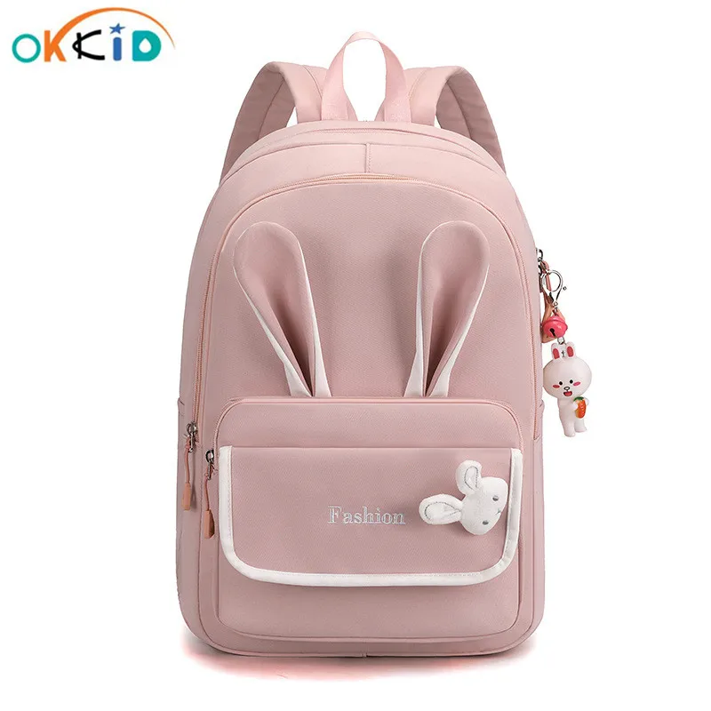 

OKKID Cute School Bags for teenage girls kawaii book bag women school backpack female casual travel laptop backpack student bag