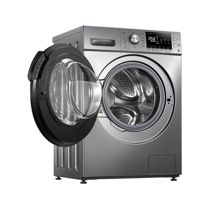

Household large capacity intelligent 10 kg variable frequency full automatic front load washing machine with hot dry 2 in 1