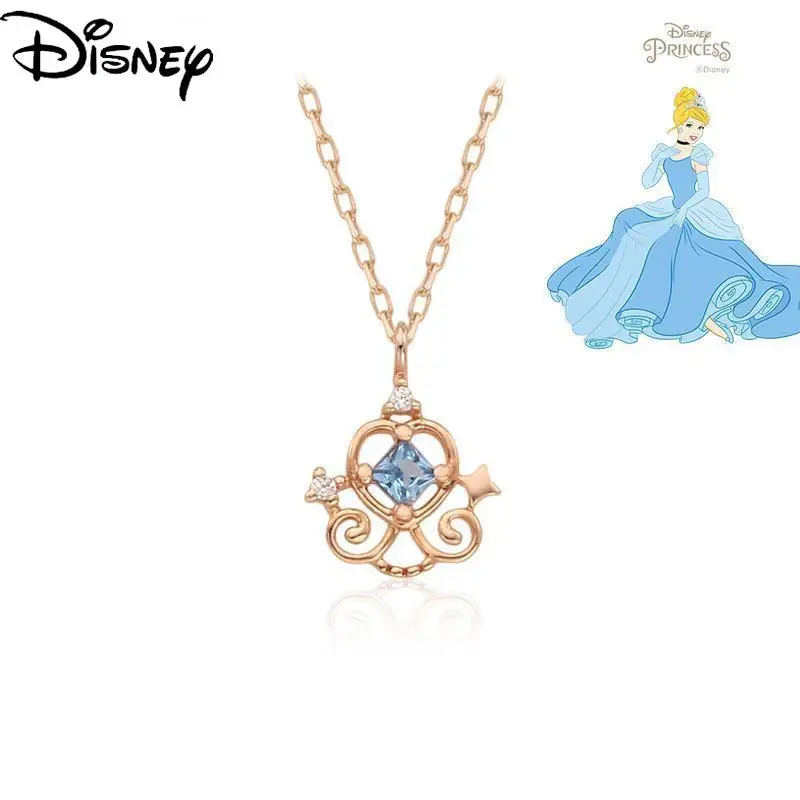 

Disney 2022 Classic New Escape Princess Necklace Female 925 Cinderella Simple Creative Sweet Collarbone Chain Female