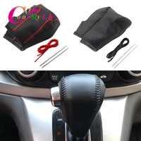 color my life at car gear head shift collars fit for honda crv cr v 2007 2014 lhd automatic shift knob cover car styling