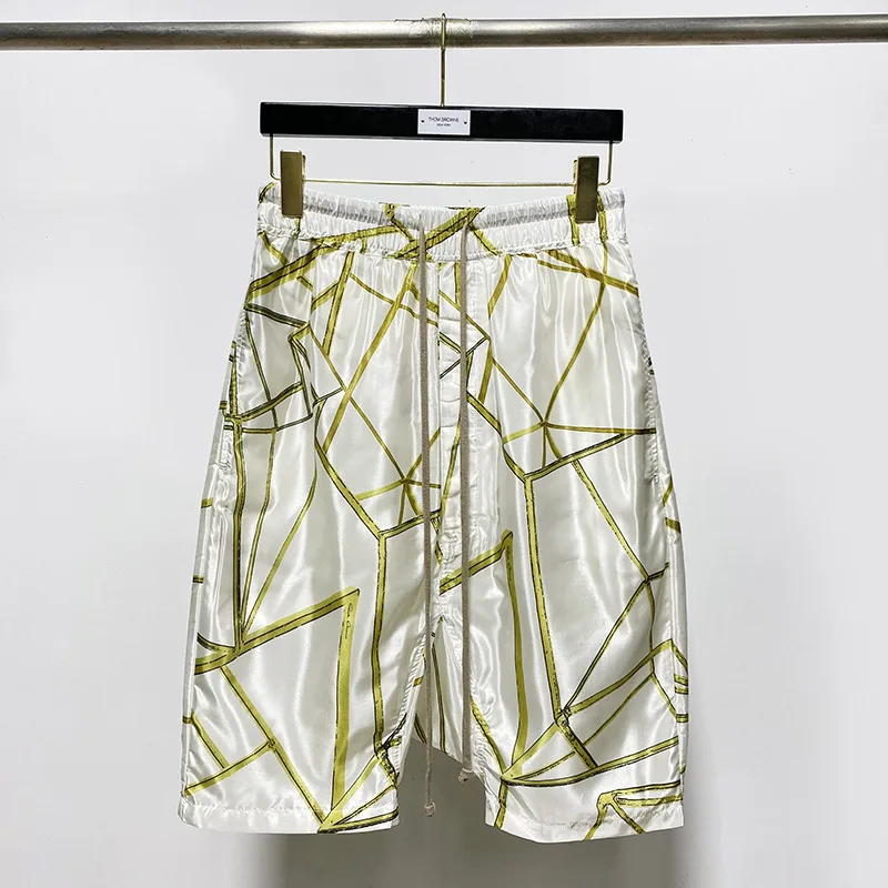 RO Pants Men's and Women's Irregular Digital Print Haren Comfortable Men's Casual Shorts