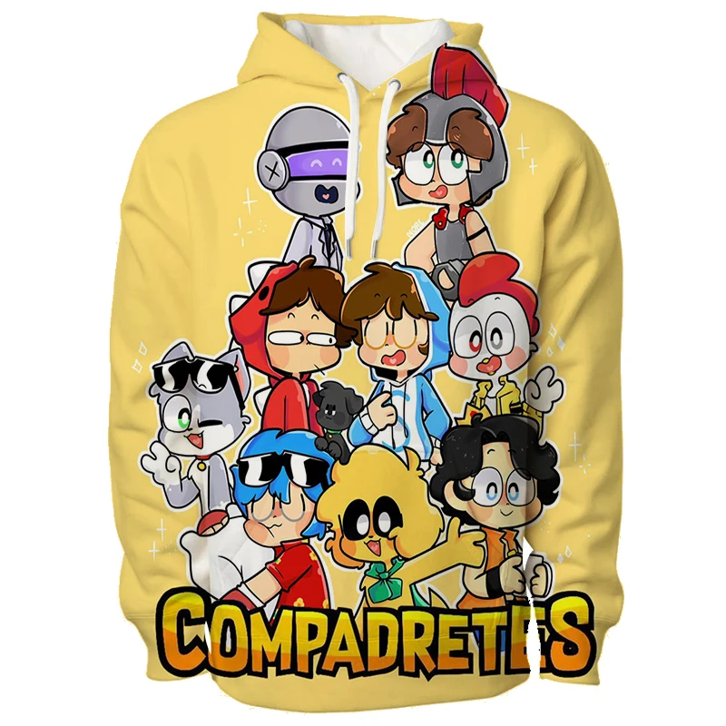 Модная повседневная толстовка Compadretes Mikecrack забавный пуловер с героями