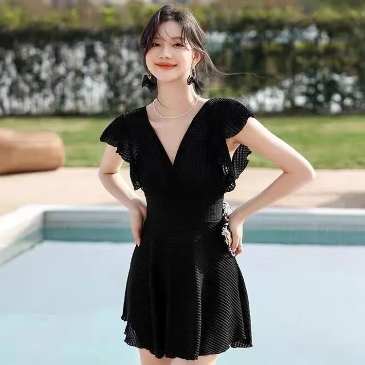 Комбинезон в стиле юбки 2024 с брюками плоской подошвой консервативное покрытие