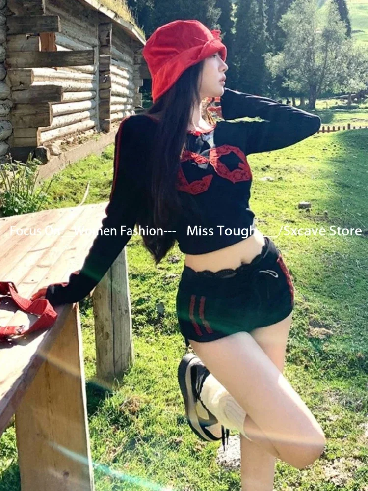 Повседневный тонкий винтажный костюм в стиле гранж сексуальный лоскутный