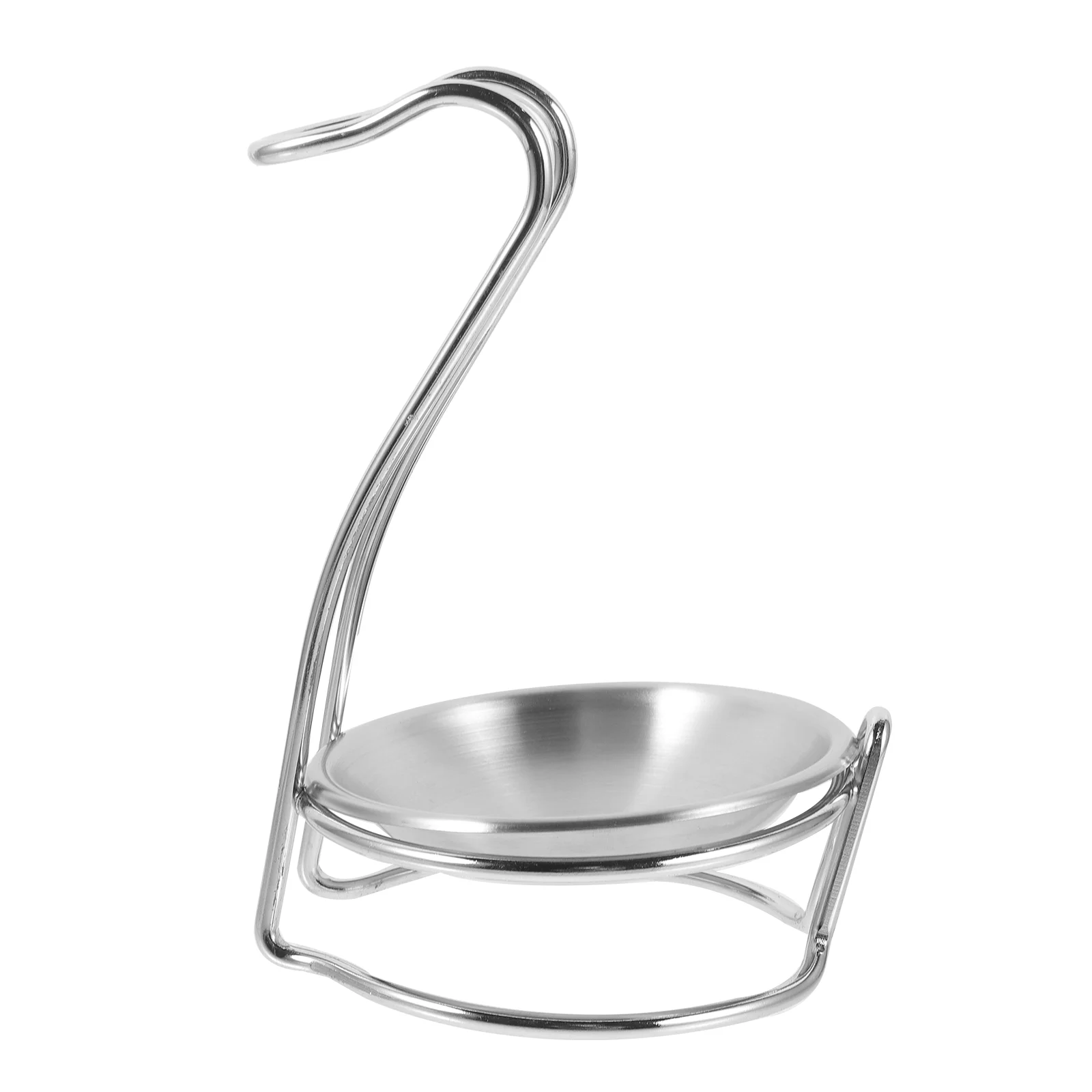 

Stainless Steel Spoon Rest Kitchen Holder Stand Soup Spoons Container Ladle Display Rack Countertop