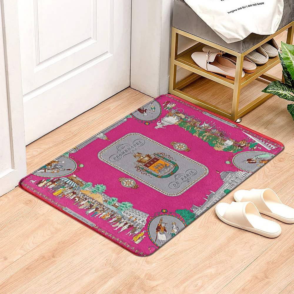 

Коврик для ванной комнаты, маленький коврик для душа, декоративный Впитывающий Коврик для ног, коврик для входной двери, кухонный коврик, ко...