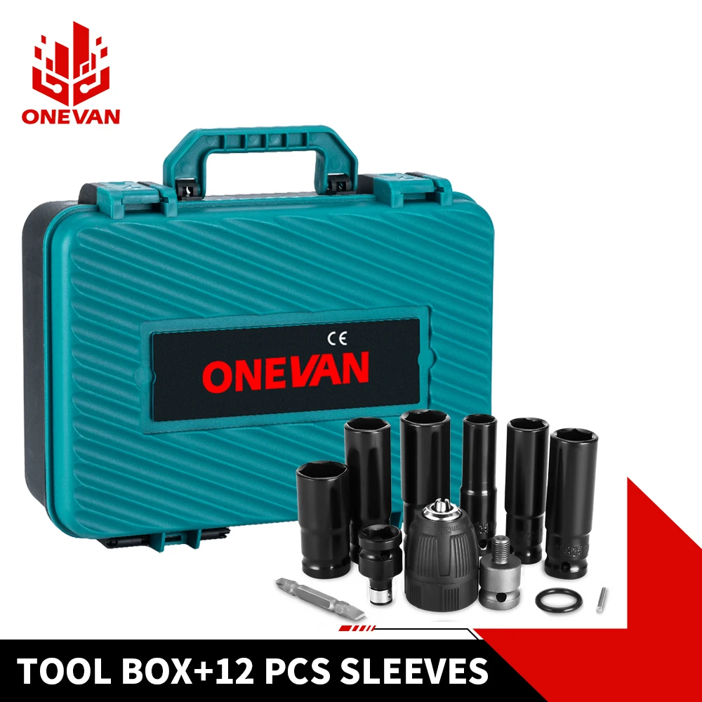 Электрический ударный гайковерт пластиковый ящик для электроинструментов 12 шт.