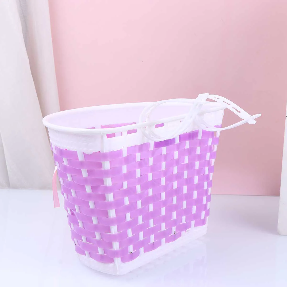 

Basket Bike Kids Streamers Handlebar Toddler Scooter Girls Ribbon Tassels Tassel Girl Children Front Carrier Mountain Grips