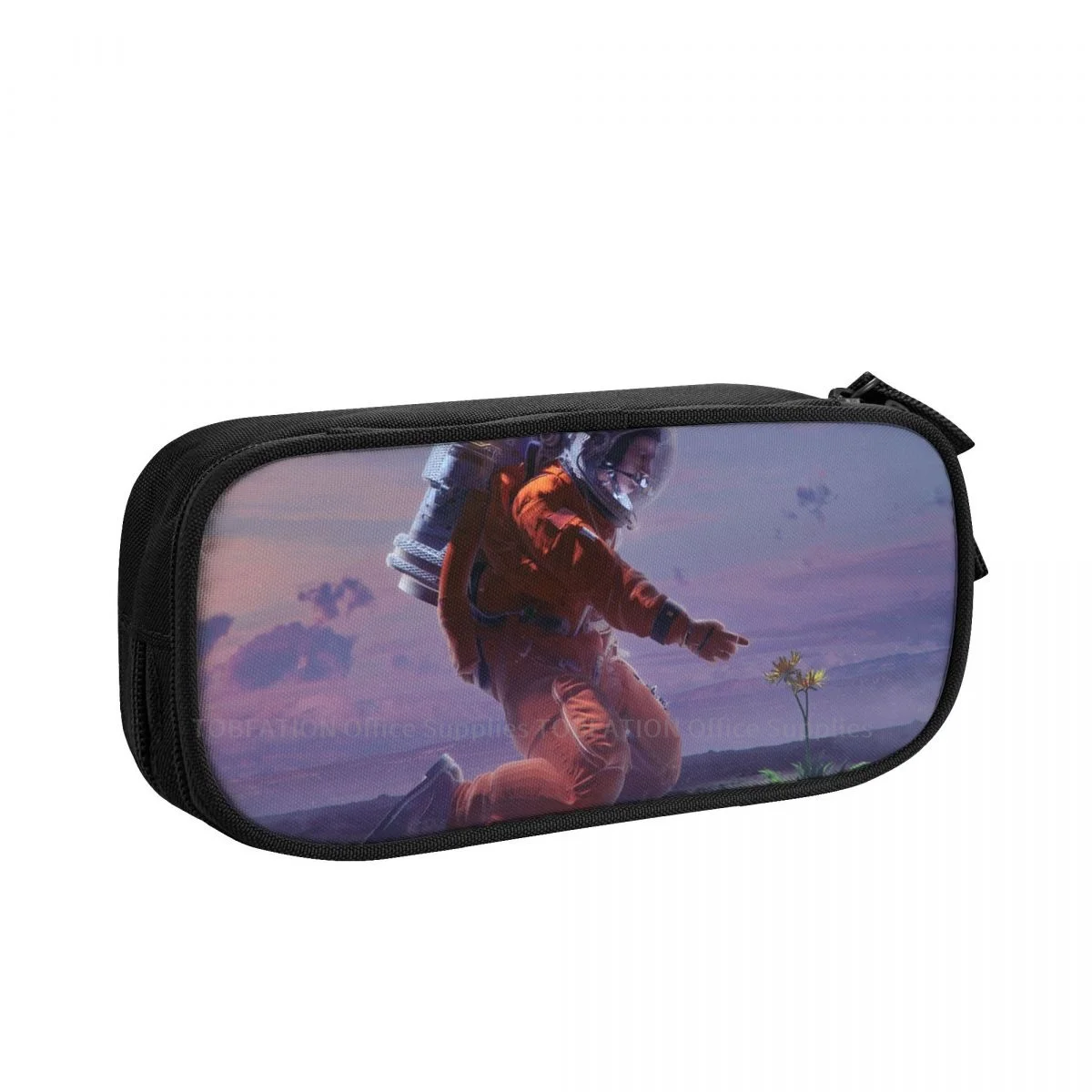 

Touch Flowers Pencase Astronaut And Space Pencil Bag Girls Boys Student Stationary Bags Large Capacity Double Zipper