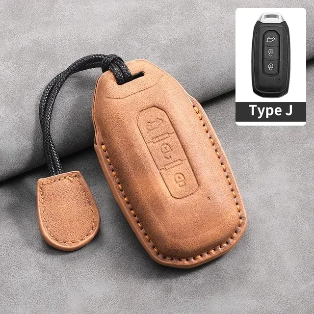 

Для Ford Tourneo Custom 2024 Equator Sport Equator для JMC Territory Key 4 кнопки кожаный чехол для дистанционного ключа автомобиля аксессуары