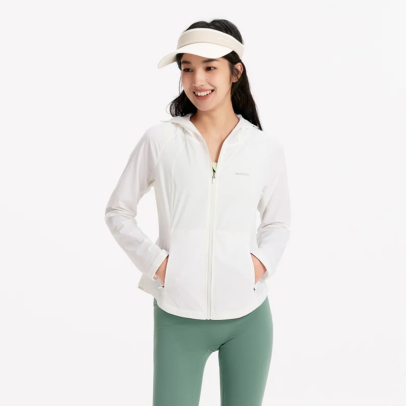 Фото Женская куртка Semir с защитой от ультрафиолета, охлаждающая, дышащая, влагоотводящая, высокоэластичная, с рукавами реглан, для походов и активного отдыха, модель 202 №5