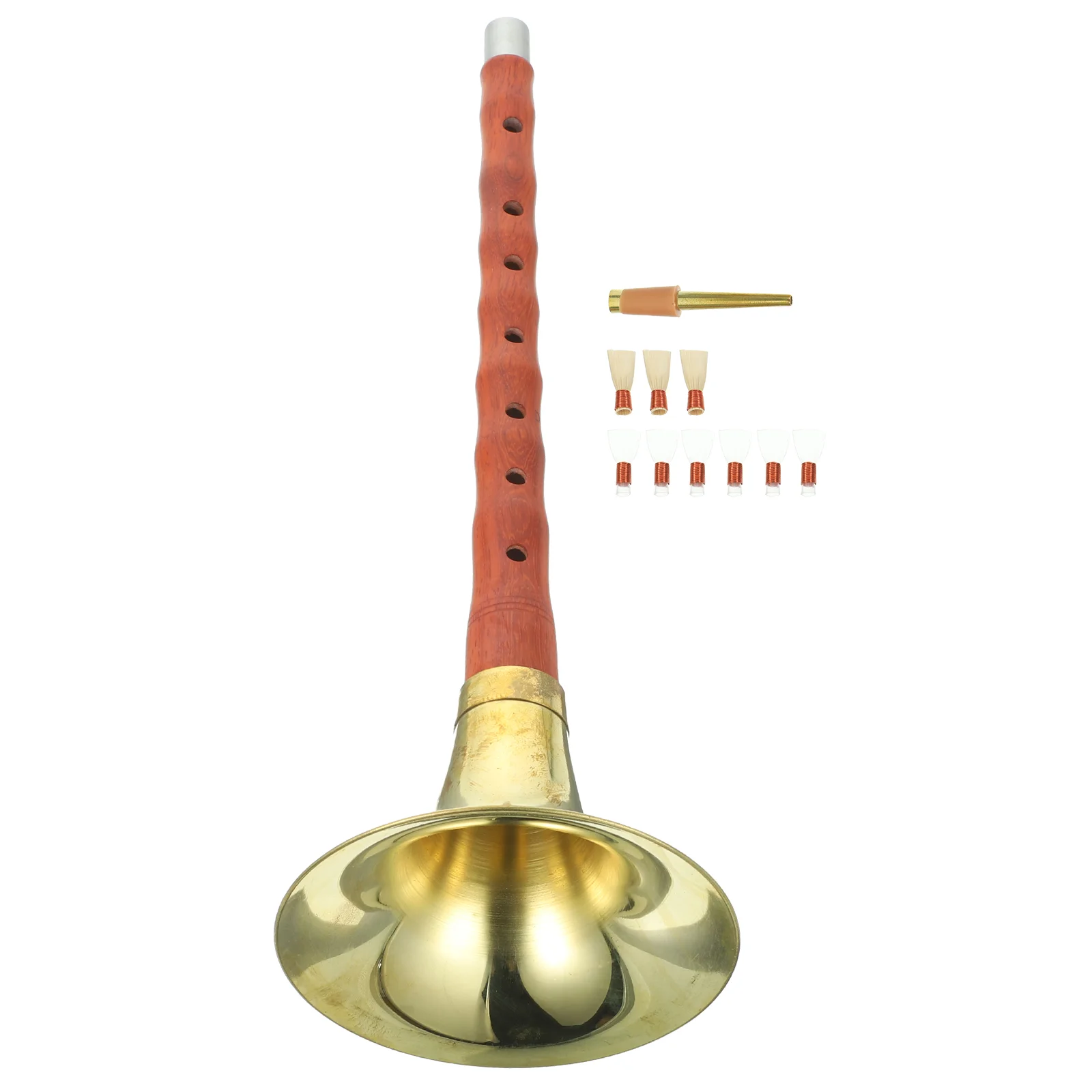 

High Quality Chinese Instrument for Beginner A C D Key Suona Rosewood-made Suona Instrument Ethnic Wind Musical Instrument