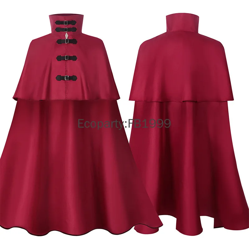 Длинная мантия в средневековом готическом стиле для женщин и мужчин Волшебник