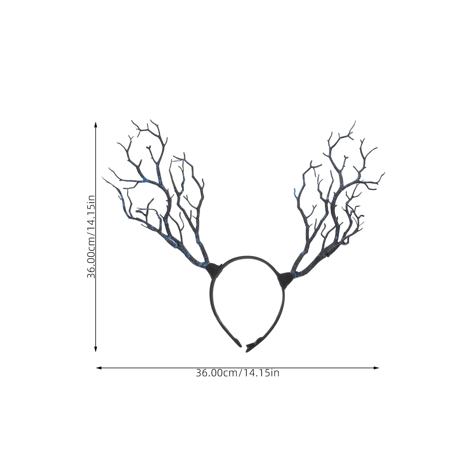 Шляпа ведьмы тиара одежда для волос реквизит ветка головной убор обруч Хэллоуина