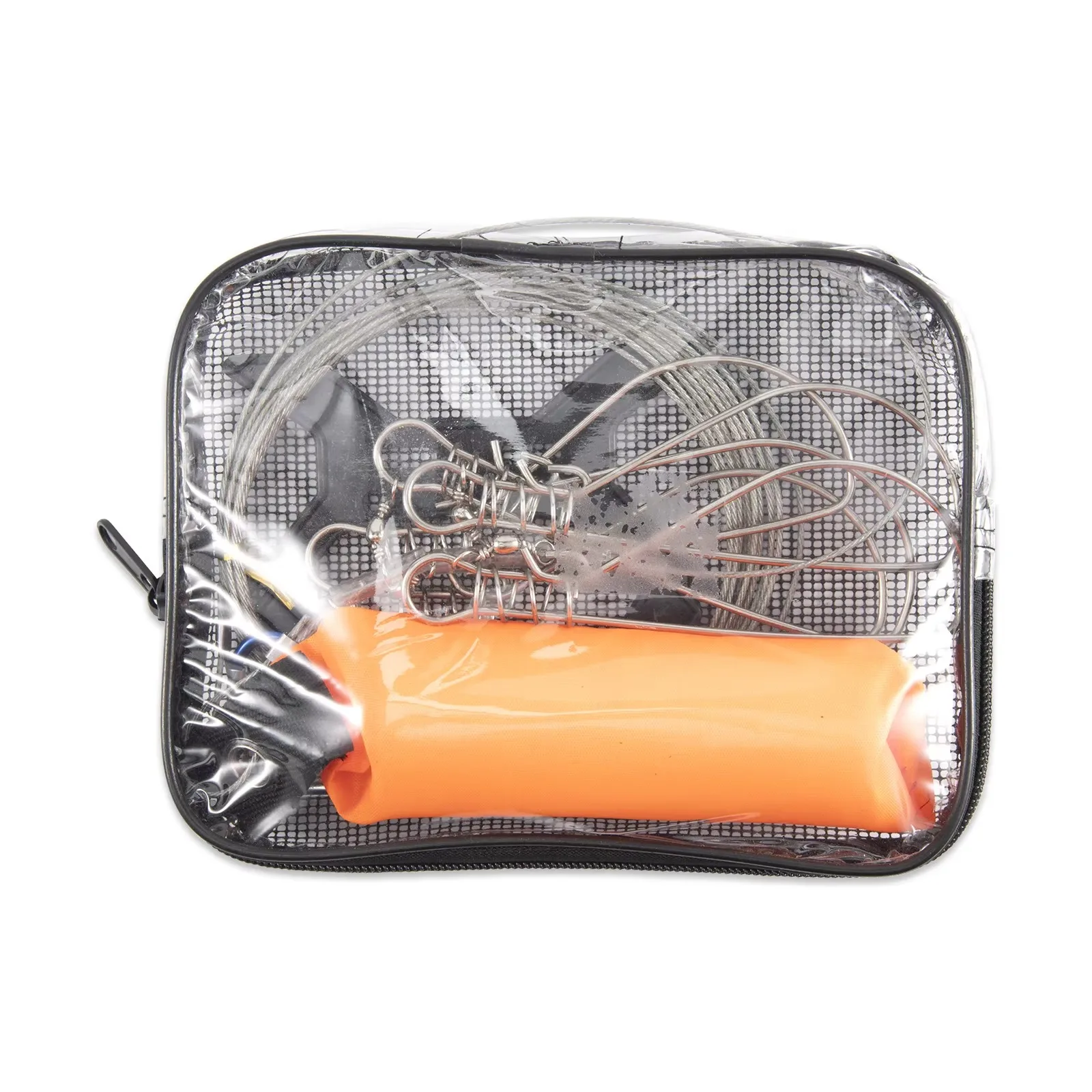 Goture Fishing Stringer Замок для живой рыбы Зажим стрингера из нержавеющей стали Кабель