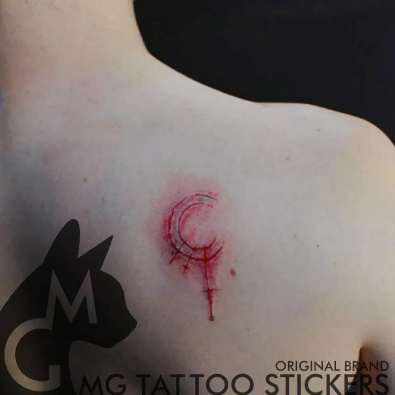 Татуировки для косплея на Хэллоуин наклейка женщин и мужчин временная