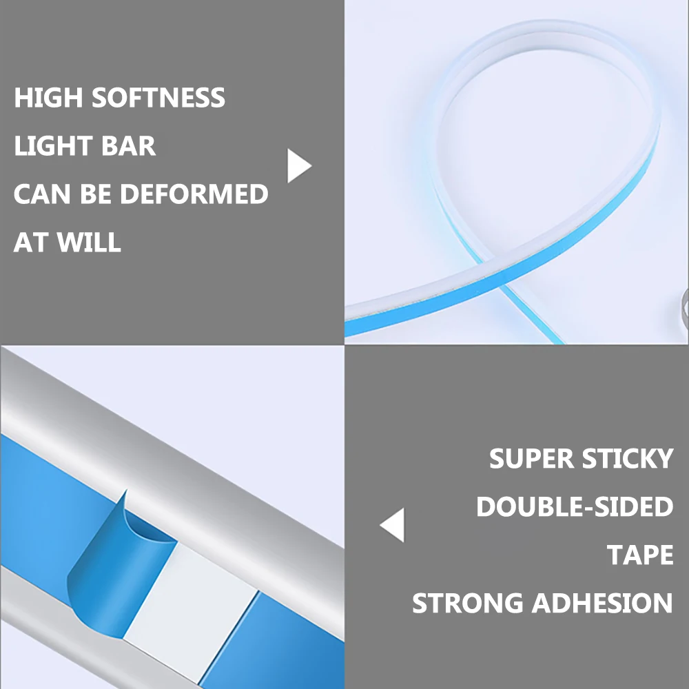 Аксессуары для мотоциклов плавные водонепроницаемые декоративные светодиодные