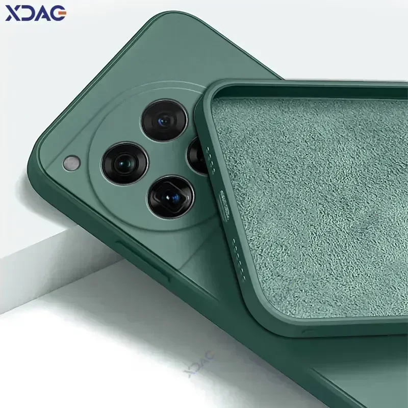 Квадратный жидкий силиконовый чехол для телефона Oneplus Ace 3 Ace3 12R 12 R 5G глобальная