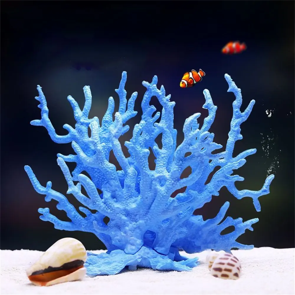 

Artificial Resin Coral Branches Fake Aquatic Plant Aquarium Landscaping Rockery Decoration Underwater Home Fish Tank Ornaments