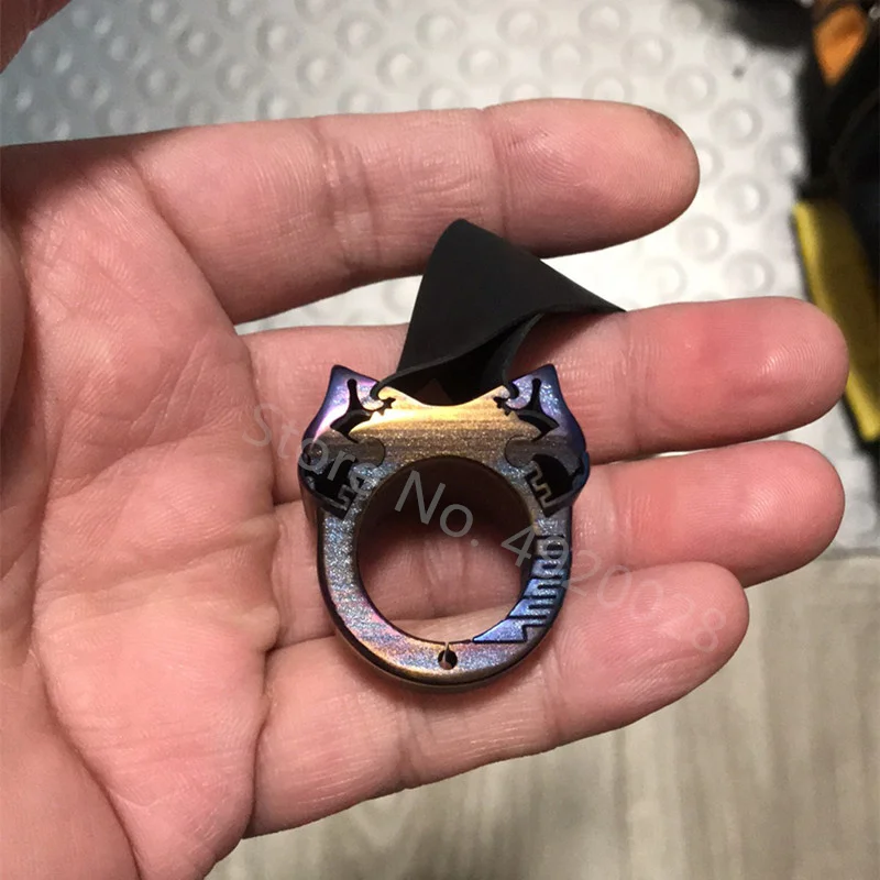 

Аксессуары для рогатки, новинка, Рогатка из титанового сплава, для рыбалки на палец, Дротика, охотничье рыболовное кольцо, защитный палец