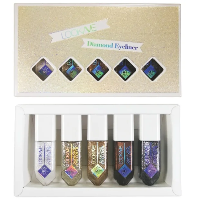 Женские тени для век перламутровые алмазные водонепроницаемые Жидкие блестки