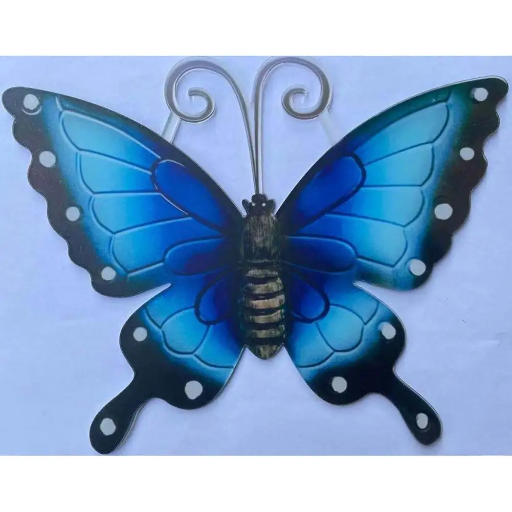 

Ornament Acrylic Butterfly Decoration Decorative Fence Metal Butterfly