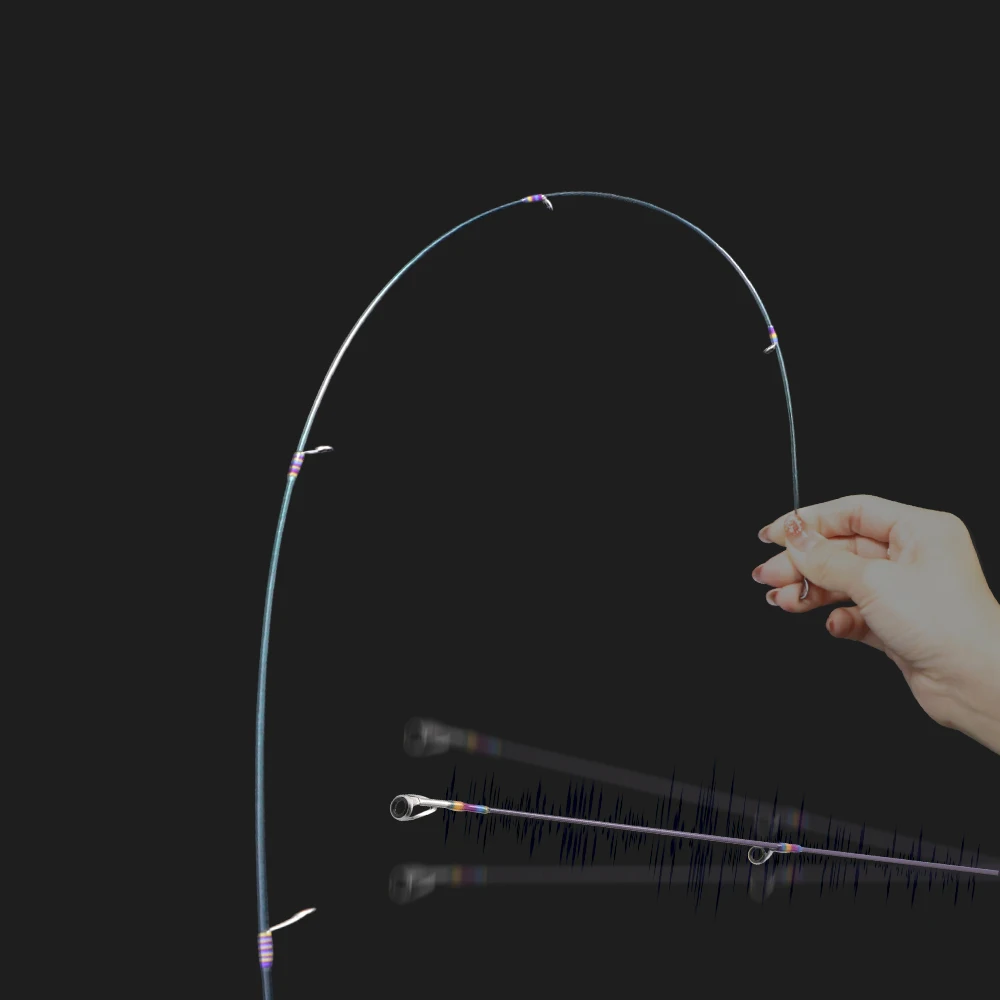 Карбоновая рыболовная удочка TAIGEK с деревянной ручкой твердая Удочка FUJI Guide UL