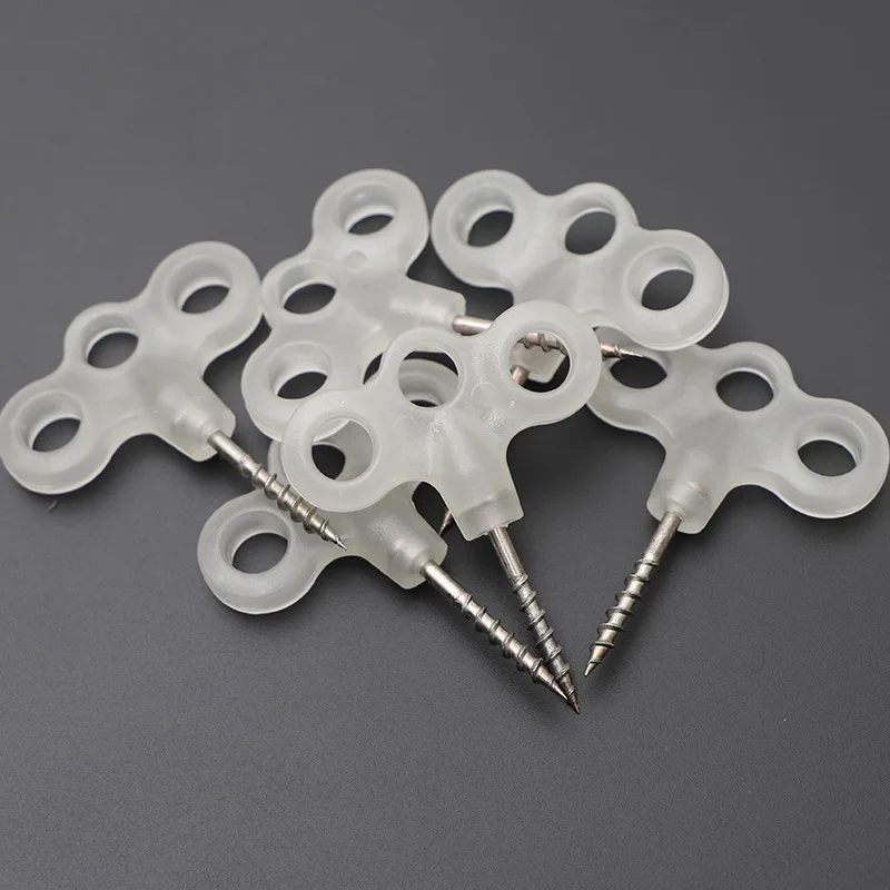 3/4 шт. винтовой крючок с шипами веревочная пряжка походные кемпинговые наземные