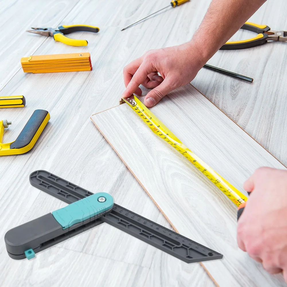 

Инструмент для измерения угла замка, ABS, деревянная маркировка, регулируемая угловая измерительная линейка для плотника, Прямая поставка