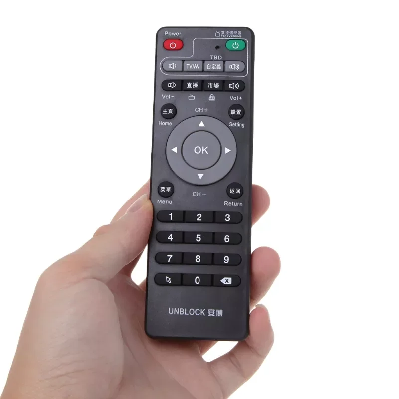 

1pcs New Universal Set-Top Box Learning Remote Control For Unblock Tech Ubox Smart TV Box Gen 1/2/3 Learning Copy Infrared IR