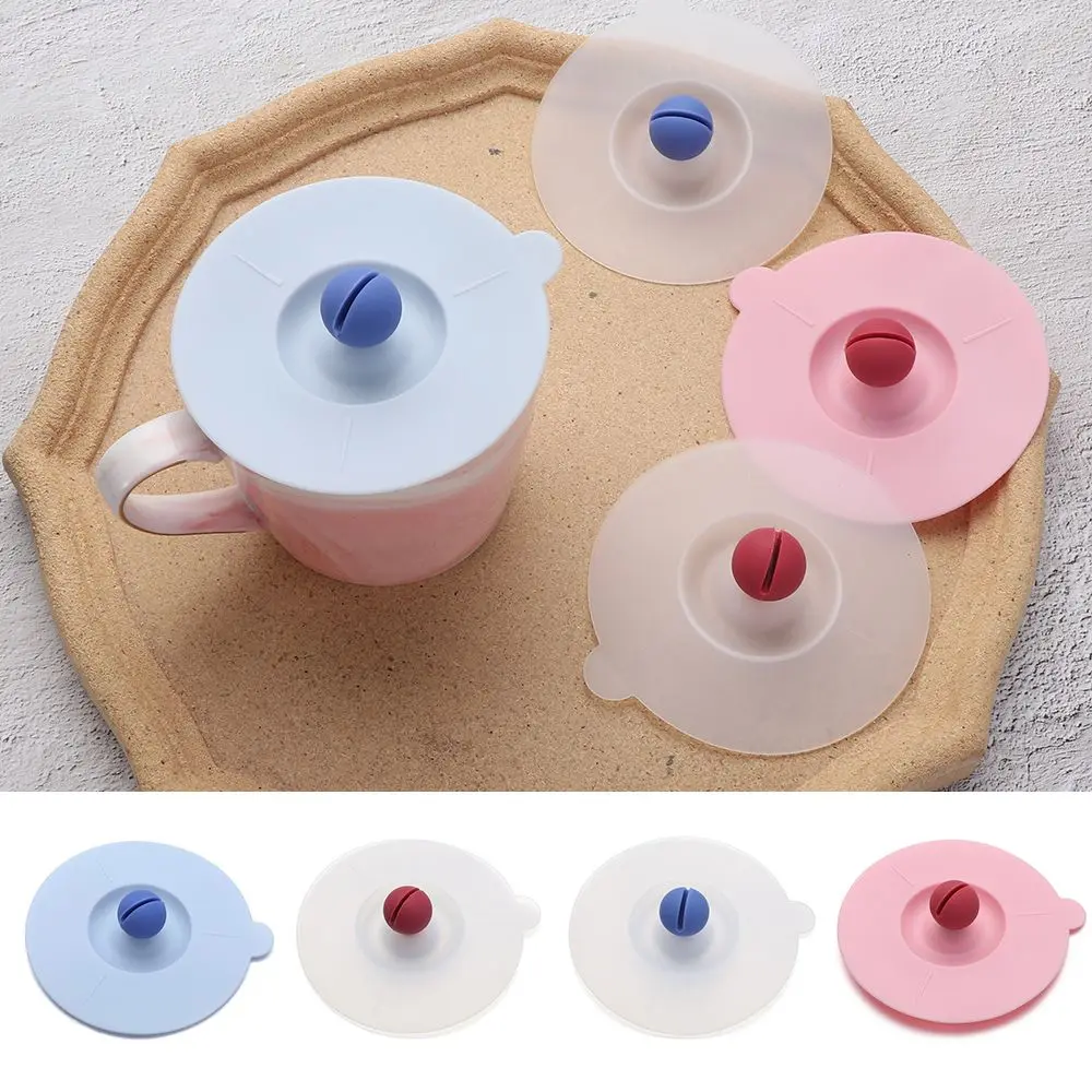 

1 шт., Прозрачная силиконовая крышка для чашки с рисунком