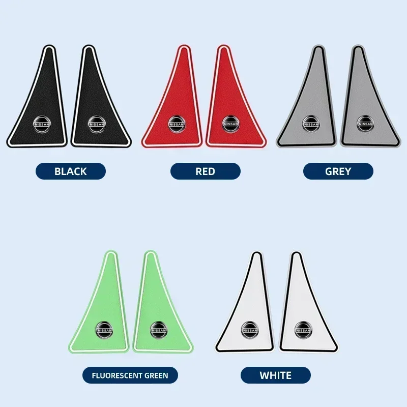 2pcs Car Door Protector Anti-collision Strip Sticker Corner Cover For Nissan X-trail Almera Qashqai Tiida Auto Accessories