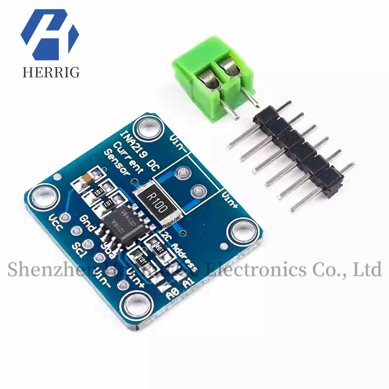 1 шт. MCU-219 INA219 модуль датчика мониторинга мощности интерфейс I2C нулевой дрейф