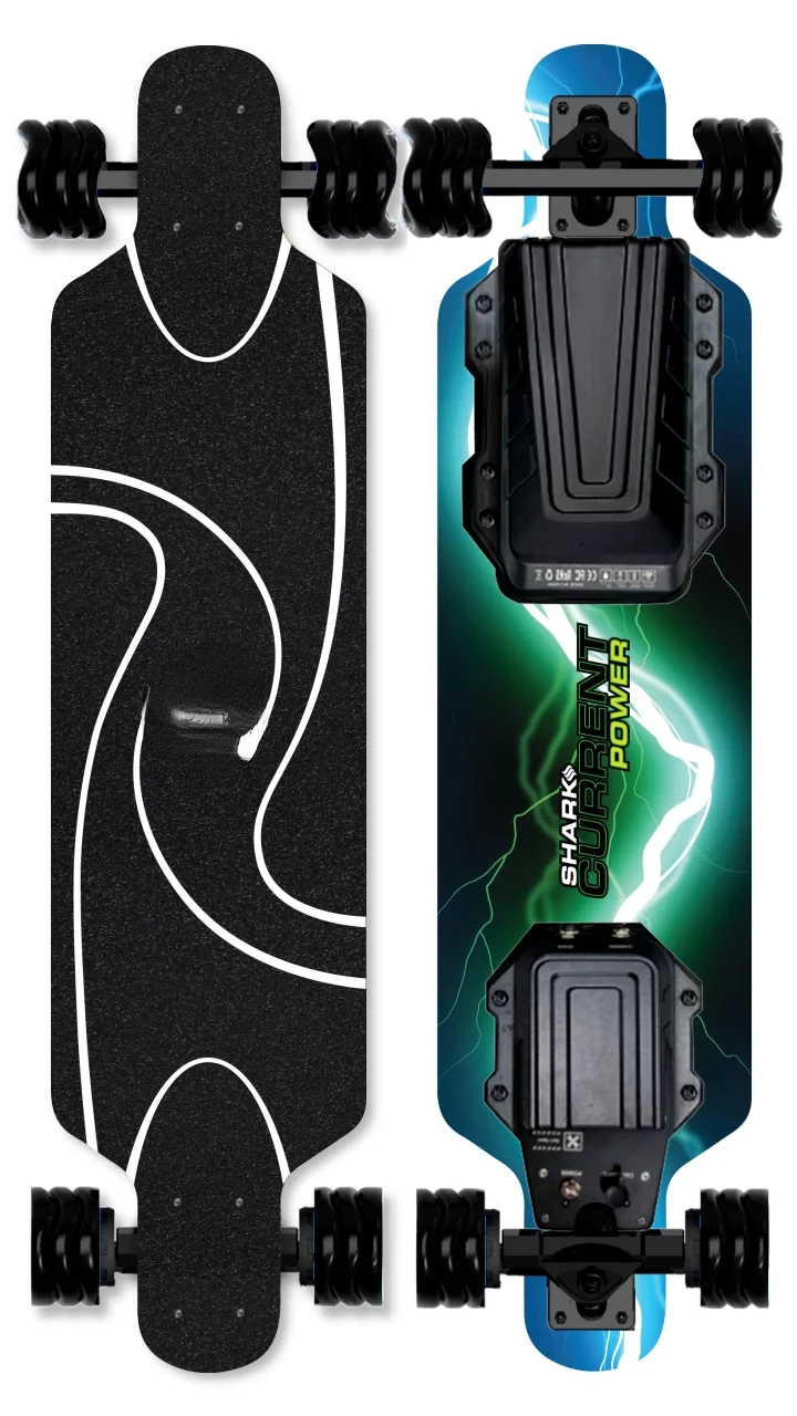 

Power Skateboard All Longboard with Square Wheels
