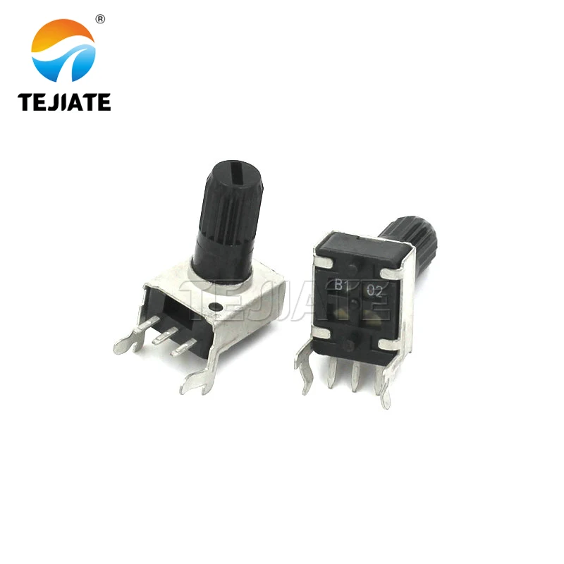 Потенциометр 0932 изогнутые ножки горизонтальный регулируемый резистор