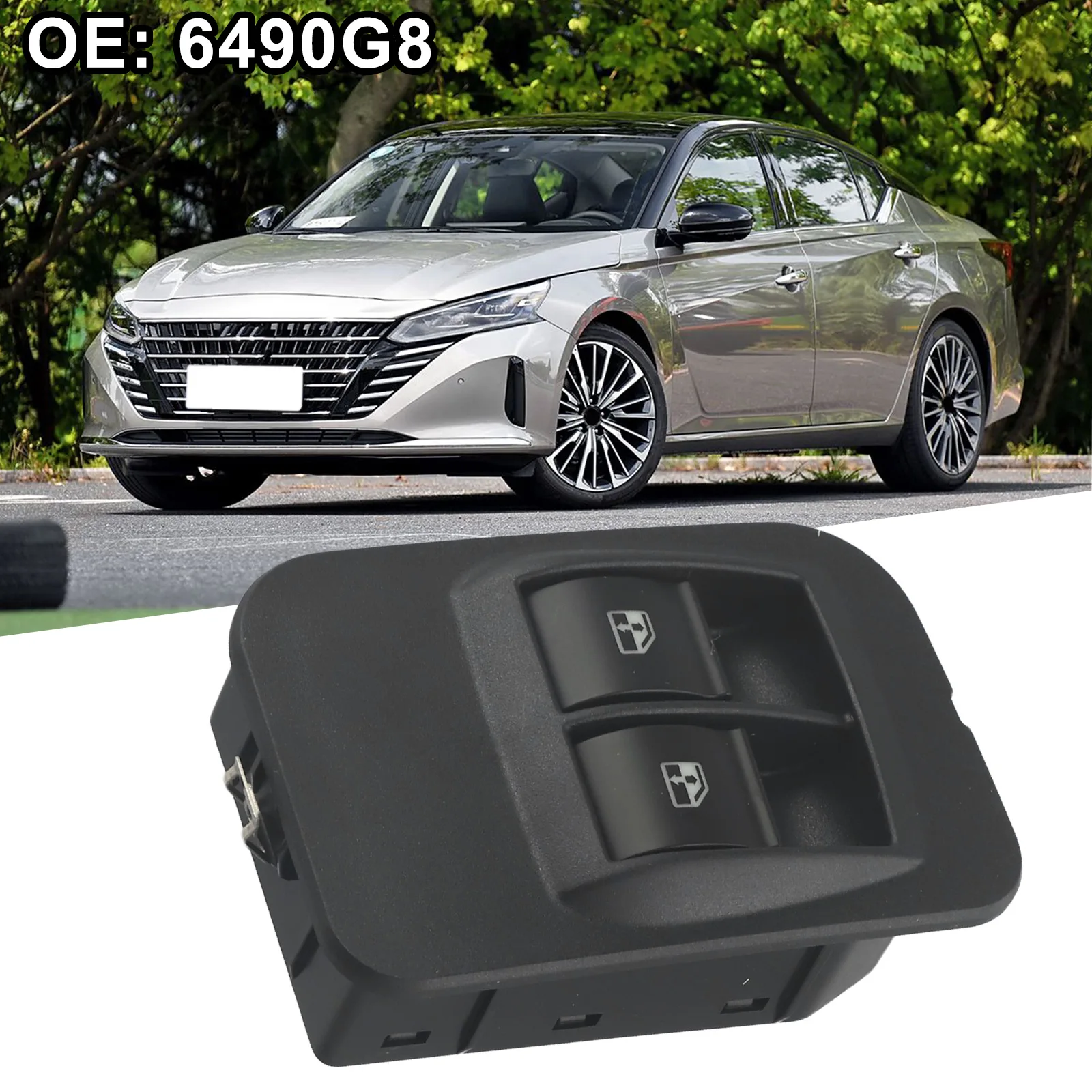 Переключатель Стеклоподъемника 6490G 8 Power Master для Nemo 2008-14 Fiorino 1998-01 Bipper 2008-18