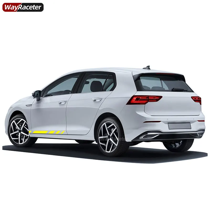 Наклейки на дверные боковые полосы 2 шт. для VW Volkswagen Golf 8 MK8 GTI Clubsport Estate R Line Alltrack GTD GTE