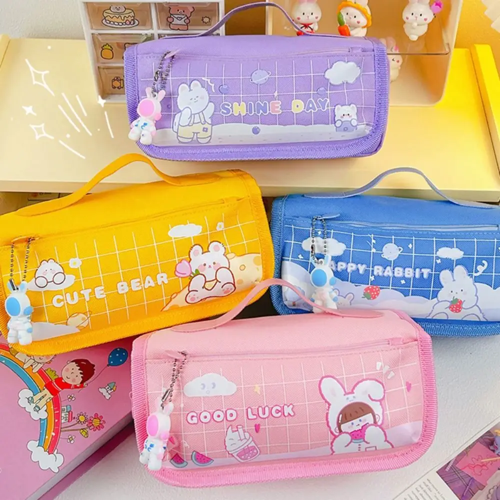 

Oxford Pen Bag High Quality Large Capacity Multi-function Pen Pouch Stationery Organizer School Office Supplies