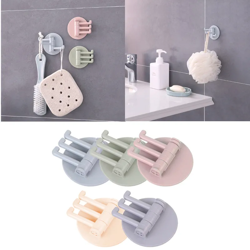 

Кухонный настенный самоклеящийся крючок-держатель для ключей, вешалка для полотенец, крючки для ванной комнаты, многофункциональные крючк...