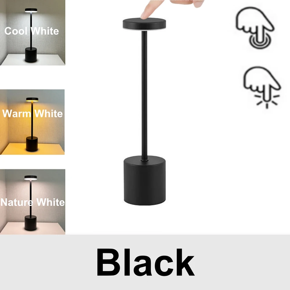 

USB Портативная LED Настольная Лампа 3 Цвета