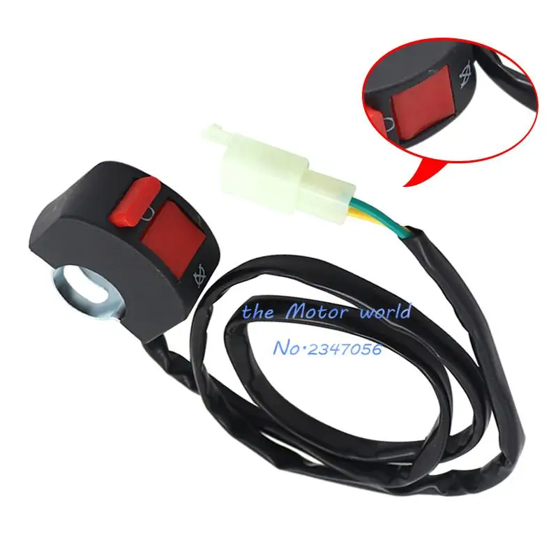 

Motorcycle handlebar switch electric starter start stop atv on-off spare switch button accessories