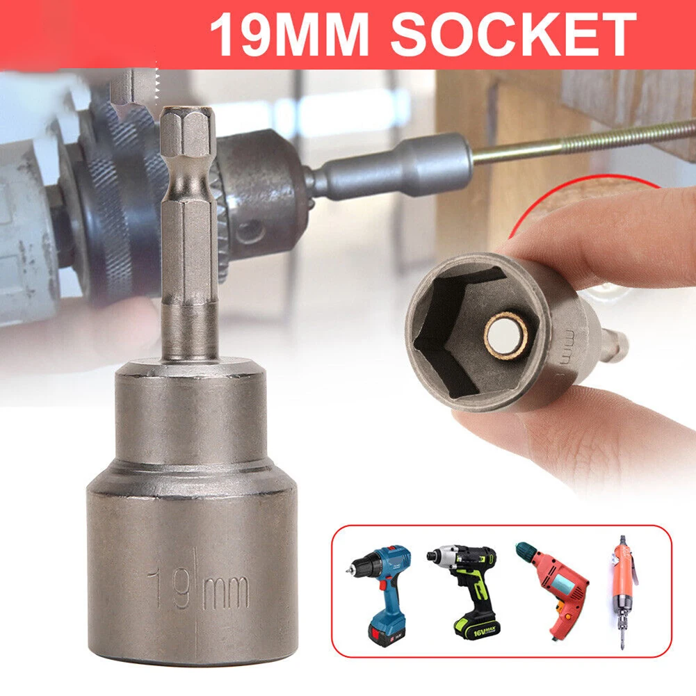 

Caravan Magnetic Hex 19mm Socket Adapter For Impact Drill Tools Suits Most Adjustable Caravan Legs Raise And Lower Caravan