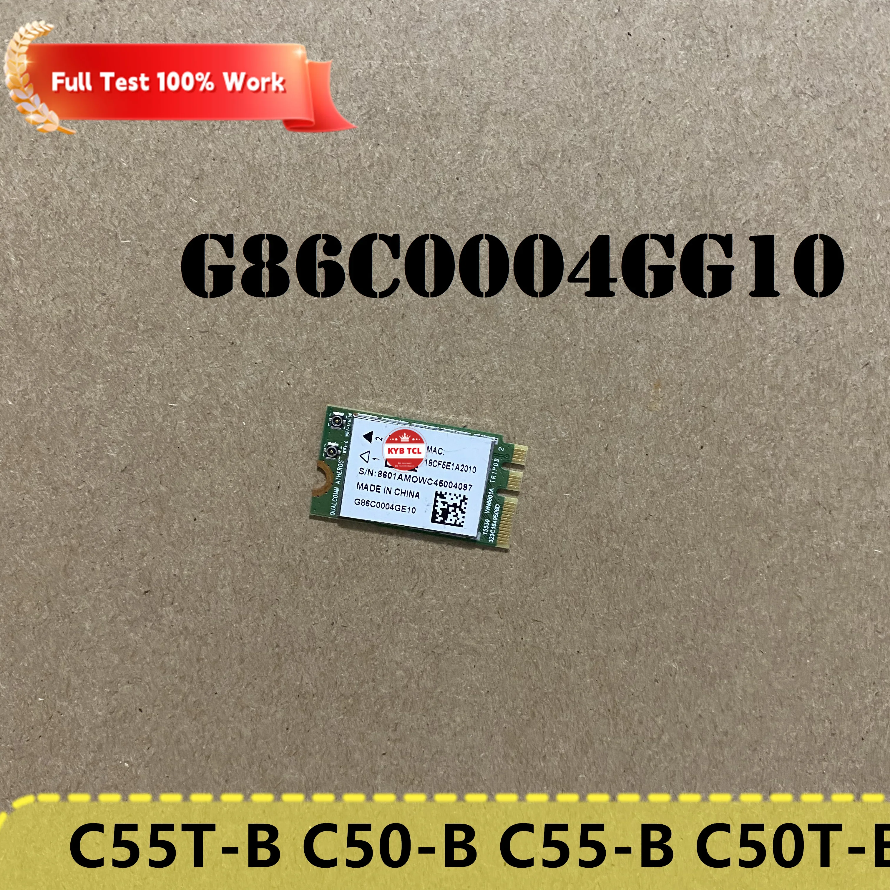 Для Toshiba C50T-B C55 C50 C55T-B C55T C55T-B5110 Беспроводная Wi-Fi-карта Qualcomm Atheros QCNFA125 NGFF PA5197U-1MPC