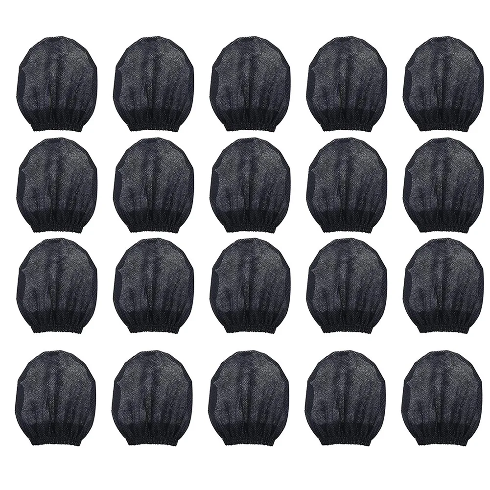 

120Pcs Mic Covers Disposable Non-Woven Mic Cover Mic Microphone Windscreen & Filters for Karaoke