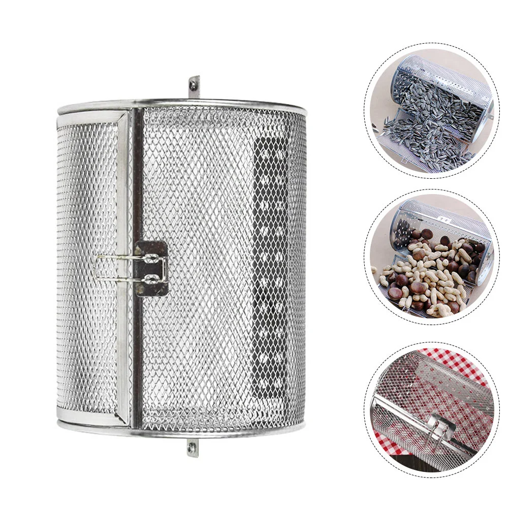 

2Pcs Rotating Grilled Cages Universal Oven Roast Baskets Nuts Bakeware